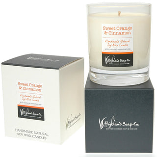 Sweet Orange & Cinnamon Soya Wax Candle 30cl