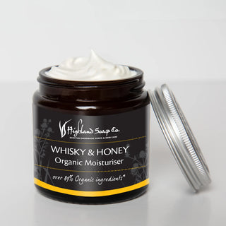 The Highland Soap Company Organic Whisky & Honey Moisturiser 120ml