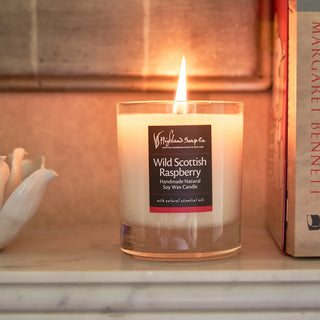 Wild Scottish Raspberry Soya Wax Candle 30cl
