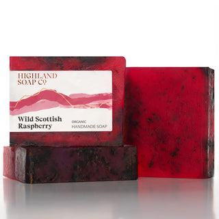 Wild Scottish Raspberry Organic Handmade Soap 150g