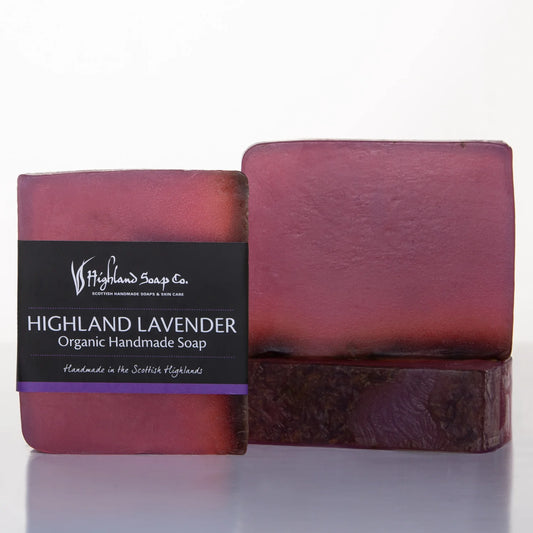 Highland Lavender Organic Handmade Soap 150g