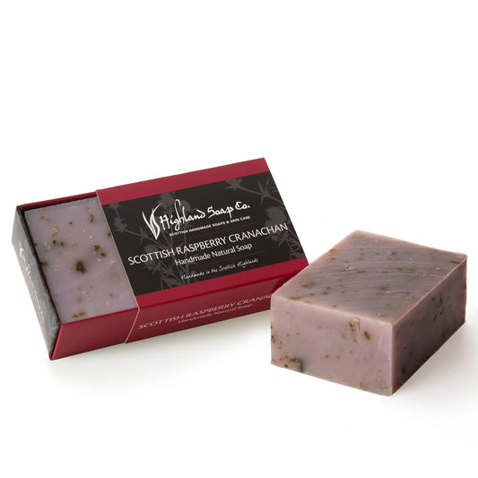 Scottish Raspberry Cranachan Handmade Natural Soap 190g