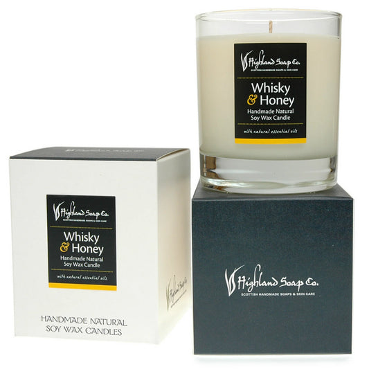 Whisky & Honey Soya Wax Candle 30cl