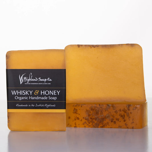 Whisky & Honey Organic Handmade Soap 150g