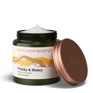 The Highland Soap Company Organic Whisky & Honey Moisturiser 120ml